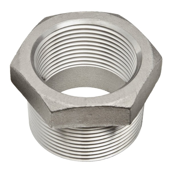 Thrifco Plumbing 3/8 X 1/8 Stainless Steel Bushing, Packaged 9018056 - main